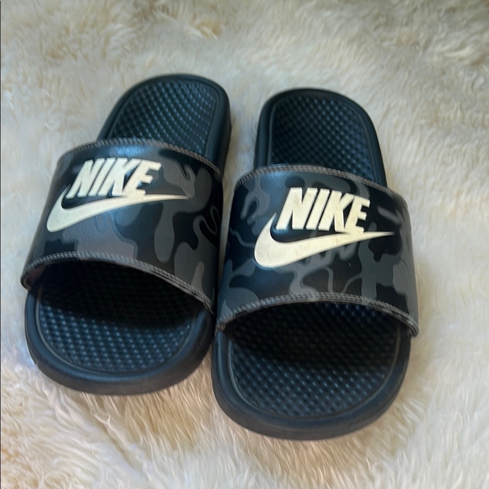 Nike Black Slide Sandals